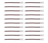 EMSea 20Pcs 2 PIN Battery Connector Plug, Micro JST 1.25SH Female to JST-PH 2.0 Male for RC Battery Charger Board