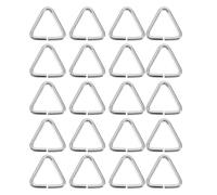 EMSea 20pcs Sink Stopper Triangle Buckle Drain Plug Chain Triangles Hook for Bathtub Kitchen Sink Bathroom Wash Basins Drain Stopper Chain Triangles Buckle