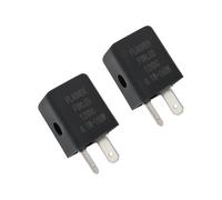 EMSea 2Pcs 12V Flasher Relay, 2 Pin Motorcycle Turn Signal Relay with Audible Beep, 0.1-150W Load Capacity