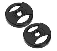 EMSea 2PCS 45 RPM Turntable Adapter for 7 Inch Vinyl Record Centre-Hole Adapter Turntable Phonograph Diameter 38mm Thickness 7.2mm Center Hole Distance 7mm Black