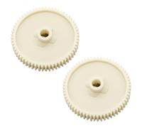 EMSea 2pcs 61T 1/10 Spur Gear Repair Part Compatible with T-amiya TT01 TT01D TT01E TT-01 RC Car Upgrade Parts Accessories Plastic