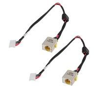 EMSea 2Pcs 65W 17cm DC Power Jack Socket Cable Compatible with Acer Aspire E1-531 Laptop