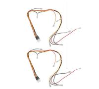 EMSea 2Pcs Arcade 0.187inch Microswitch Terminals 8pin/2pin to 5pin Conversion Compatible with Sanwa 45cm
