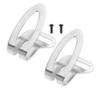 EMSea 2Pcs Cordless Drill Belt Hook Clips with Screws 372229 331277 Compatible with Hitachi 18V Cordless Drill Power Tool Waist Buckle Silver