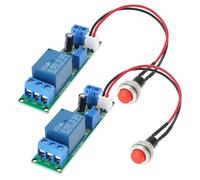EMSea 2Pcs DC 12V Adjustable Timer Delay Turn OFF Module 1~10s Timing Relay for Robot Intelligent Product Development Automation Equipment PLC Development