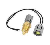 EMSea 2pcs Engine Coolant Temperature Sensor 2 Pin Connector Harness Kit F5AF-12A648-AB 3F1Z-12A648-A Compatible with Ford Mercury