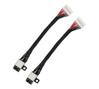 EMSea 2Pcs Laptop Power DC-in Charging Port Jack Cable Compatible with Dell Inspiron 15 7590 7591 CN-048JWV