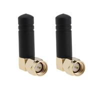 EMSea 2Pcs Mini Rubber SMA-J Pin Stecker 3dBi 2.4GHz 50 Ohms for Routing 8x30mm