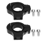 EMSea 2Pcs Motorcycle Spotlight Mount Bracket Bicycle Bottle Cage Adapter Suitable for 20-25mm Diameter Tube Black