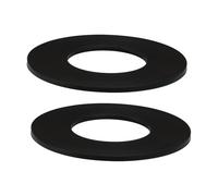 EMSea 2pcs Nitrile Rubber Tank Cap Washer 2.5" x 1.25" Oil Tank Seal Metric Sealing Gasket Compatible with Monza 2.5" Fuel Tank Cap Black