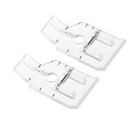 EMSea 2Pcs Quilting Presser Foot Compatible with Singer Compatible with Brother 1/4" Quilting/Sewing Presser Foot Sewing Machine Presser Feet