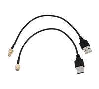 EMSea 2pcs SMA Male / Female to USB Coaxial Cable Connector RG174 Connector Adapter Length 20cm For Debugging Electronic Devices Signal Transmission Wireless Devices