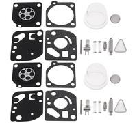EMSea 2Set Trimmer Carburetor Diaphragm Repair Kit 545081848 Carburettor Gasket Kit 545130001 Compatible with Husqvarna 125R 128R 124C 128 CD LDX DJX 128LD 128RJ Trimmer