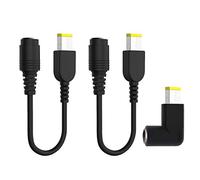 EMSea 2x 7.9x5.5mm to Square Interface Adapter Charger Power Supply Cable & 1x 90 Degree L Converter Compatible with Lenovo ThinkPad series