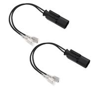 EMSea 2x Horn Adaptor Connector Compatible with BMW R1200RT R1250RT (2004+) Compatible with Denali SoundBomb Mini