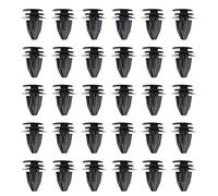 EMSea 30x Car Exterior Side Skirt Sill Trim Clip Black Plastic Fastener Retainers Compatible with MINI R50 R53 R56 R57 R58 07131480419