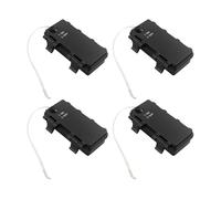 EMSea 4 Piece AA Battery Holder with Switch 3 V Waterproof Encapsulated IP65 for 2 AA Batteries Suitable for Hobby DIY Electronics Cable Length 150 mm