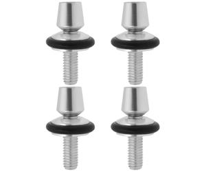 EMSea 4Pcs Bicycle M6 V-Brake Lever Adjuster Bolt Aluminum-Alloy Compatible with Shimano Compatible with Dia Compe Compatible with Campagnolo