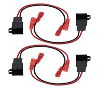 EMSea 4PCS Car Speaker Adaptor Plug Lead Connectors Cable Audio Speaker Wiring Harnesses Vehicle Electronics Replacement Accessories 15cm