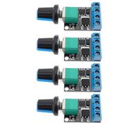 EMSea 4pcs PWM DC5V-16V 10A Motor Speed Controller Voltage Regulator Stepless Speed Regulator Suitable For Dc Motor Fan Fish Tank Oxygen Pump
