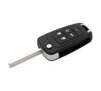 EMSea 5 Button Replacement Flip Remote Key Case Compatible with Vauxhall Compatible with Opel Ampera