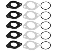 EMSea 5 Sets Motorcycle Heat Inlet Gasket Kit 26mm Motocross Carburetor Intake Manifold Gasket Compatible with Pit Bike 110cc 125cc