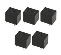 EMSea 5Pcs SRA-05VDC-CL 5 Pin Type Mini Power Relays 5V DC Coils 20A / 10A 14VDC 125VAC SPDT Contacts Automobile Relay PCB General Purpose Relay