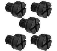 EMSea 5Pcs Vent Screw Plug Replacement 17111712788 Compatible with BMW 3 Series E30 E36 E46 E90 E91 Coolant Radiator Expansion Tank Bleeder Screw with O-ring Washer