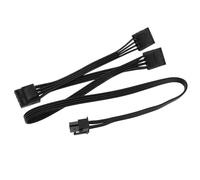 EMSea 6 Pin to 3X 4 Pin IDE Molex Adapter Cable Hard Drive Power Adapter Cable Compatible with Seasonic X-1050XM2 X-1250XM2 SS-660 Module Power Supply
