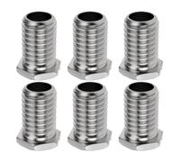 EMSea 6pcs Kitchen Sink Basket Strainer Screws 1.15cm x 2cm Sink Basket Screw Stainless Steel Hollow Screws for Strainer Basket Valves Strainer Plugs Sink and Kitchen Drains
