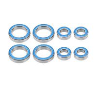EMSea 8 Set Bearings And Bushings For RC Car Compatible with Arrma Big Rock Compatible with Typhon 3S BLX Upgrade 6x12x4mm/12x18x4mm