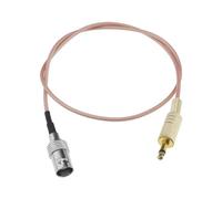 EMSea BNC Female to 3.5mm Male Plug Audio Adapter 0.5m Long Extension Cable Stereo Plug for Adapter/CCTV/Camera/Monitor Antenna, 0.5M