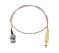 EMSea BNC Male to 3.5mm Male Audio Adapter 0.5M Long Extension Cable Stereo Plug for Adapter/CCTV/Camera/Monitor Antenna 0.5M
