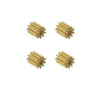 EMSea Copper Motor Pinion Gear 9 Teeth 1.5mm Hole Diameter 0.4 Module for Drone Airplane DIY Toy Model Spare Parts 4Pcs
