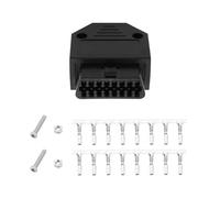 EMSea OBD2 Car Diagnostic Tool OBD II 16 Pin Male to Female Vehicle Diagnostic Extender Socket with Screws Diagnostic-Tool (Black)