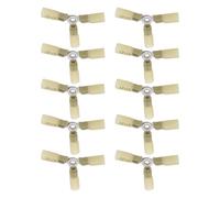 EMSea Pack of 10 12¨C10 AWG 3-Way Wire Connectors Heavy Duty Shrink STTO Terminals for Marine Cable Wiring