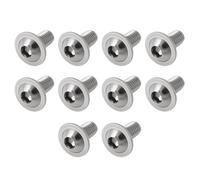 EMSea Pack of 10 M6 x 12 mm Motorcycle Rear Fender Bolts 163195510 Compatible with Beta EVO 2011+