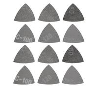 EMSea Set of 60 Mixed 93mm X 93mm 40 60 80 100 120 240 Grit Mesh Sanding Discs Compatible with Dewalt DISCS DCS355 DCS356 DWE315 Multi Tool