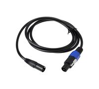 EMSea Speakon to XLR Cable Compatible with Audio Equipment Mixer Speaker Amplifier 1.8m Male Speakon Plug to 3Pin Male XLR Speaker Extension Cord