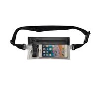 EMSEEK Small Crossbody Bag Travel Fanny Pack Water Resistant Chest Bag Waist Pouch for Biking Running Walking Workout Sports Event, Clear, S, Running Pouch