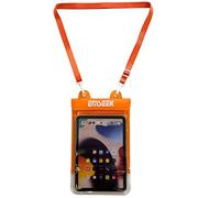 EMSEEK Waterproof Ebook Reader Case Holder Tablet Cover Bag eReader Dry Pouch for Amazon Kindle Paperwhite Oasis Fire 7 Nook Kobo iPad mini Samsung Tab Google Nexus Up to 8.5” (Orange)