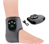 Emsence Triple Therapy Foot Massager,Em Sense Foot Massage,Foot Renew Triple Method Massager,3-Level Heat & Massage Adjustable,Smart Timer,Touch Screen (Gray 1 pcs)