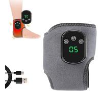 Emsence Triple Therapy Foot Massager,Portable Emsense Feet Massager,with 3 Mode & 5 Heat Level,Auto Shut-Off Ankle Foot Spa and Massager with Heater,Christmas Birthday Grandparent Gifts (GY,1PCS)