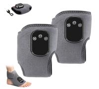 EMSenseTriple Therapy Massager, Foot Massager with Heat Therapy & Compression for Circulation and Muscle Relaxation, Portable Foot Revive Massagers for All Ages Ankle Massage, Pain Relief (2pcs)