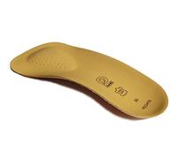 Emsold Ultra Thin Orthotic with Metatarsal Pad and Deep Heel Cup - Semi-Rigid Arch Support Insole for Men and Women - Relieves Pain from Plantar Fasciitis, Morton’s Neuroma and Metatarsalgia