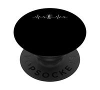 EMT Ambulance Siren EKG Heartbeat Paramedic PopSockets Adhesive PopGrip