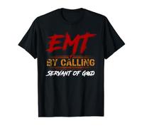 EMT By Calling Servant of God Medical Responder Value Graphic T-Shirt