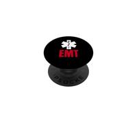 EMT EMS Uniform Pocket White & Red Star Of Life PopSockets Adhesive PopGrip