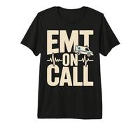 EMT On Call Ambulance EMS First Responder Pride Premium T-Shirt