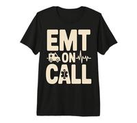 EMT On Call Ambulance EMS First Responder Pride Premium T-Shirt
